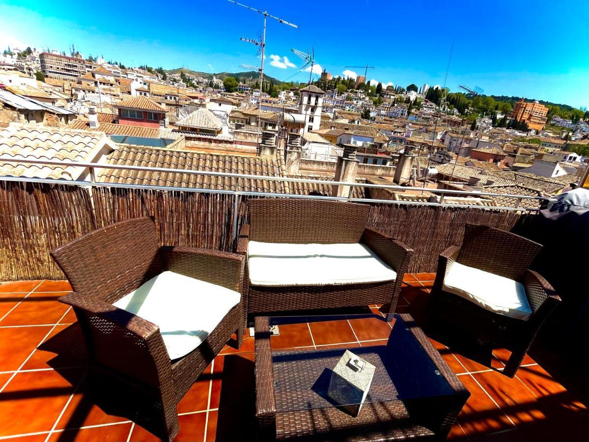 Ferienwohnung Atico Espectacular En Pleno Centro Granada Exterior foto